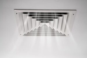 Clean residential air duct vent supporting healthy indoor air quality